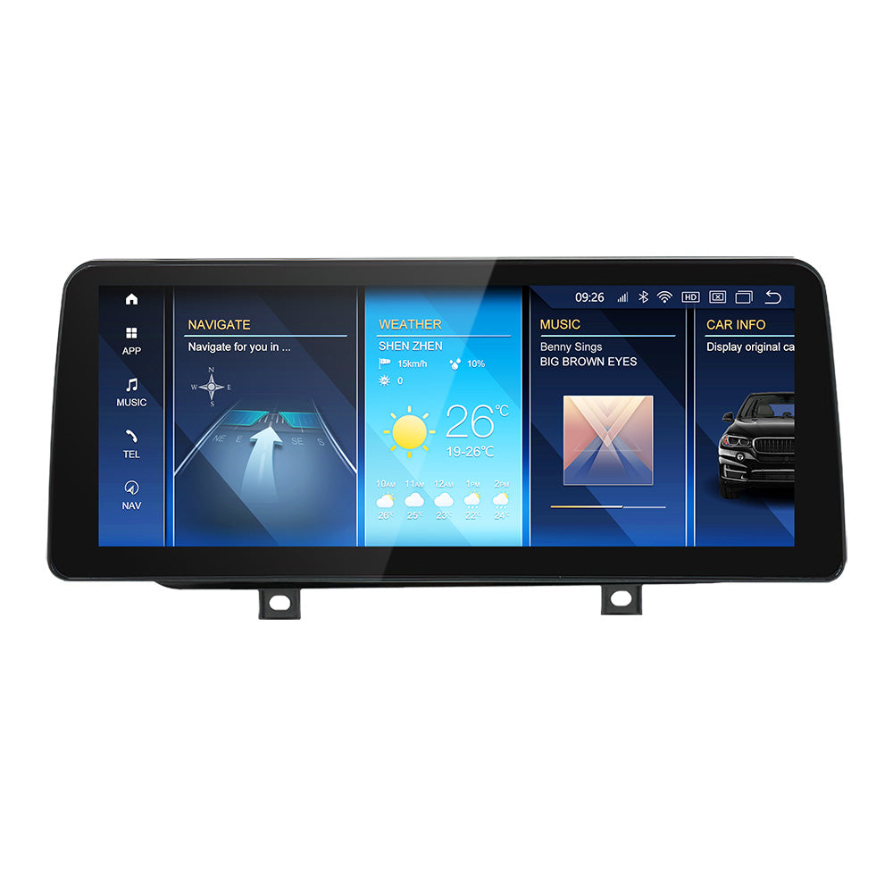 BMW 2 Series Active Tourer 2013-2019 F45 F46 F87 Android 13 CarPlay & Android Auto Autoradio NBT EVO - TechVoyage