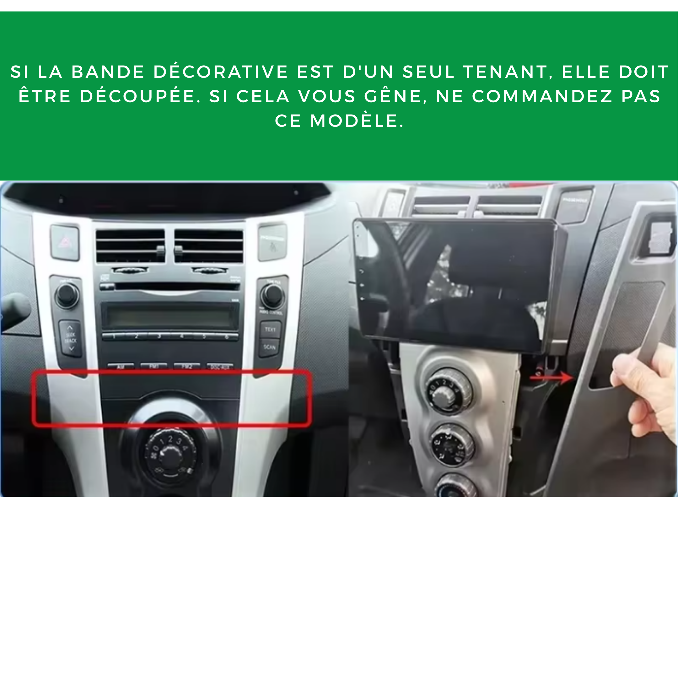 Toyota Yaris | 2005-2012 | Android 13 Autoradio | Apple CarPlay | Android Auto - TechVoyage
