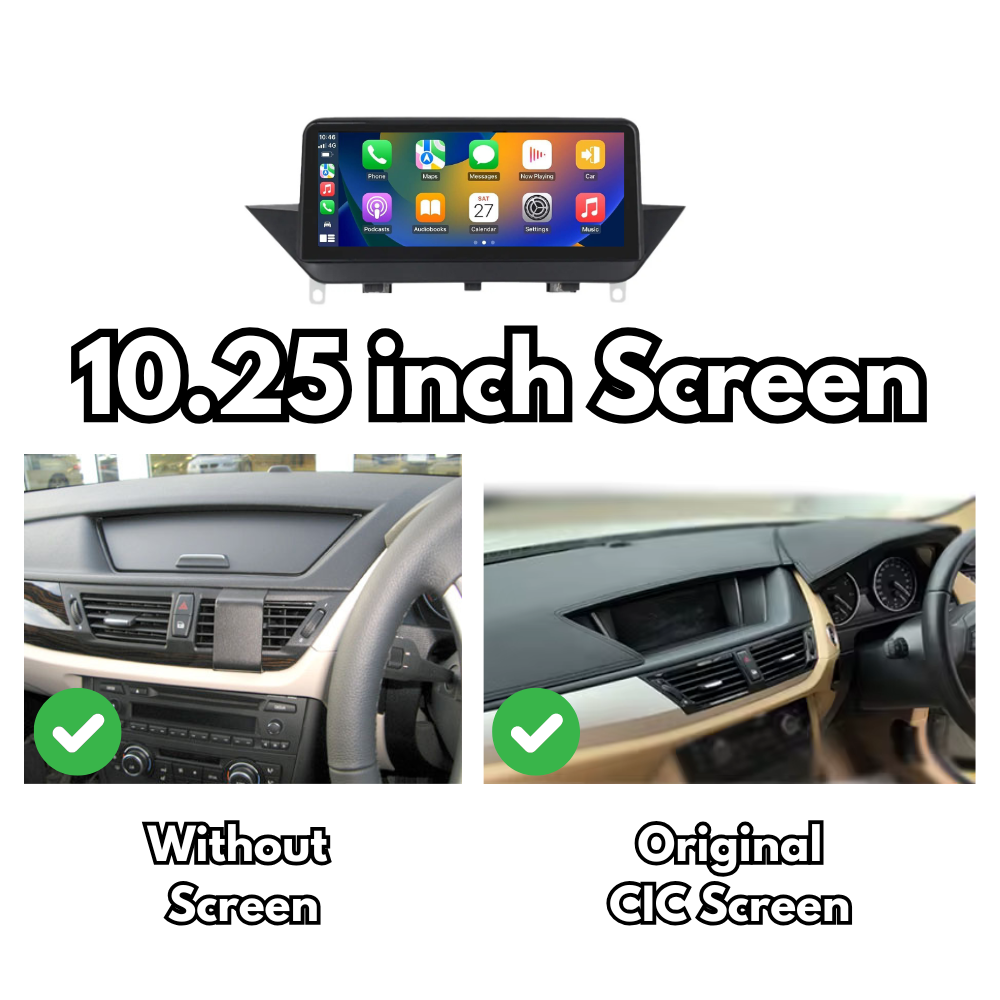 BMW X1 2009-2015 Android 13 CarPlay & Android Auto Autoradio 10.25pouces 12.3pouces - TechVoyage