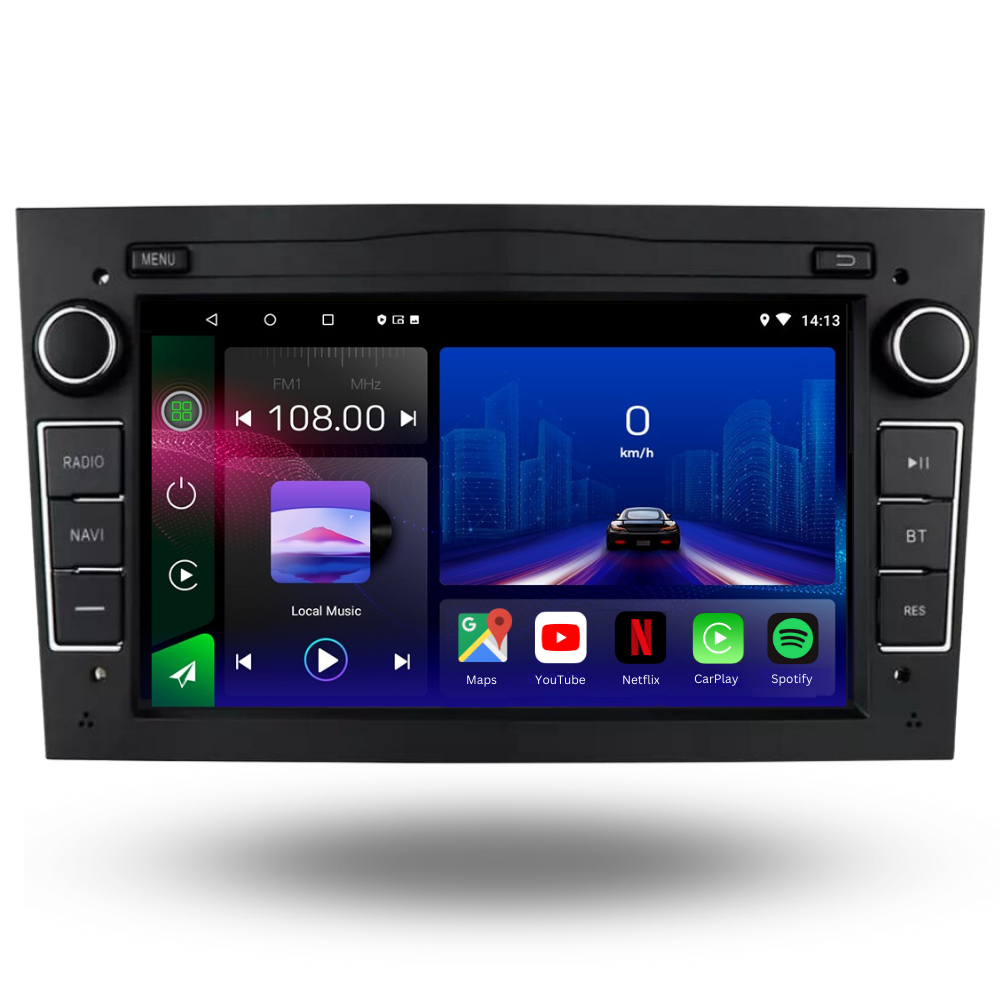 Opel Universal | Android 13 Autoradio | Apple CarPlay | Android Auto - TechVoyage