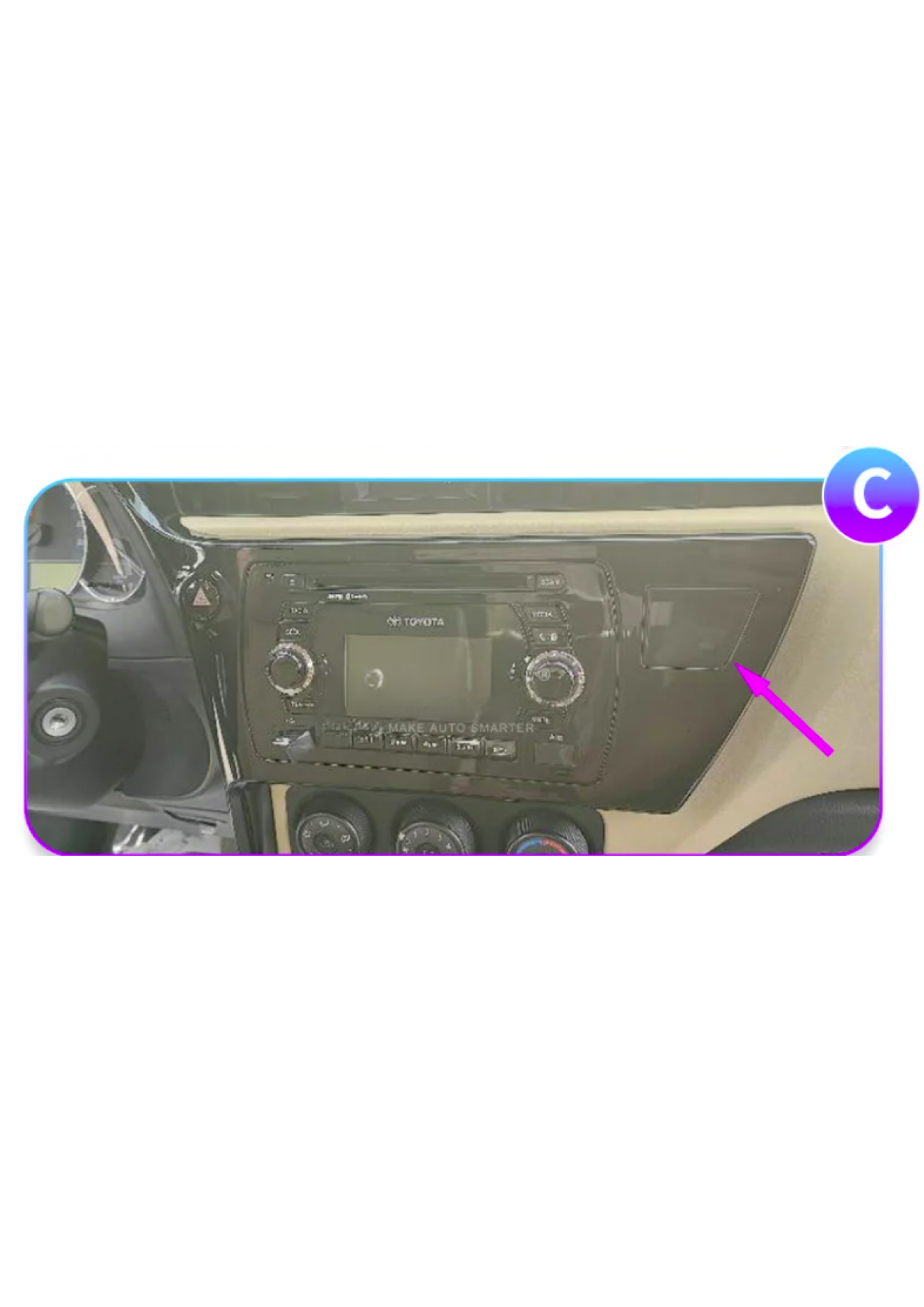 Toyota | Corolla Auris | 2016-2019 | Android 13 Autoradio | Apple CarPlay | Android Auto - TechVoyage