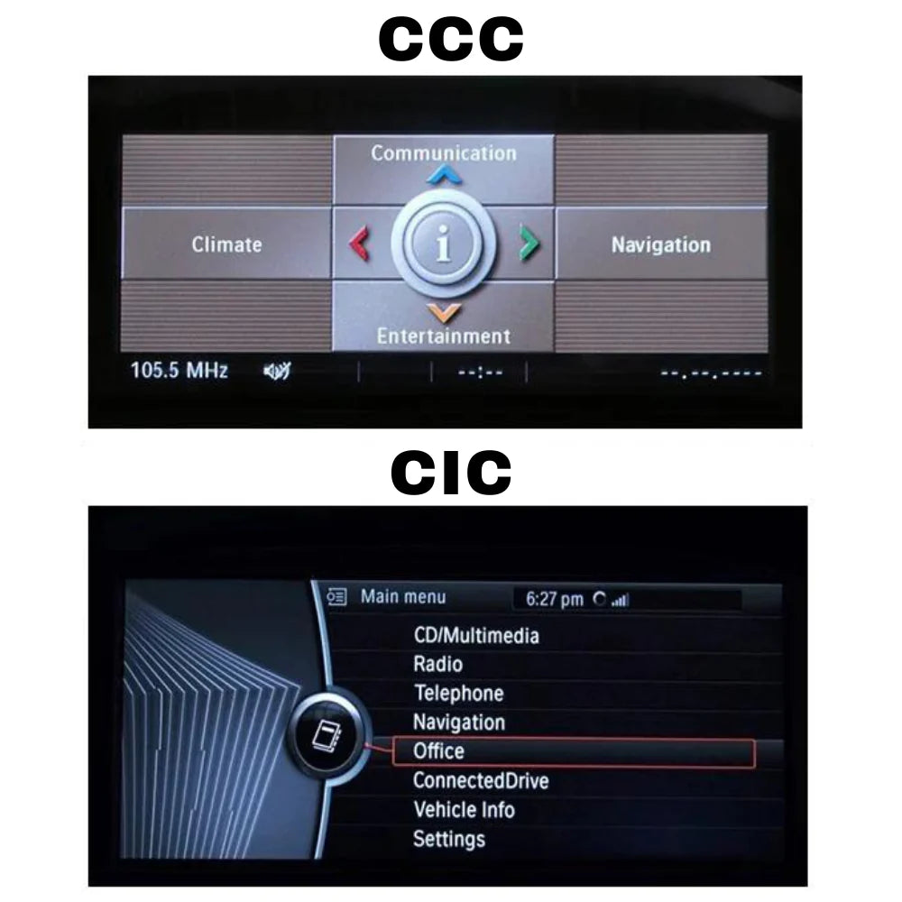 BMW 3 5 6 Series E90 E91 E92 E93 E60 E61 E62 E63 E64 Android 13 Autoradio CarPlay & Android Auto CCC CIC - TechVoyage