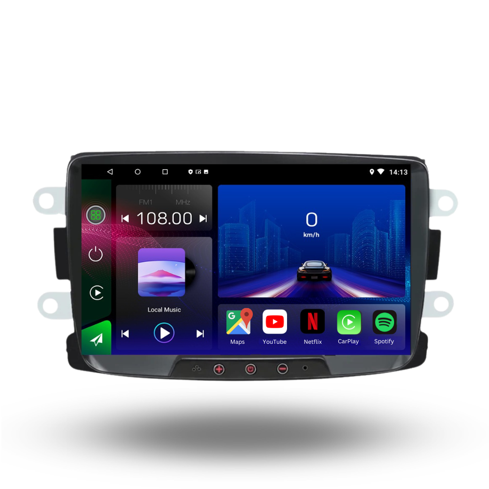 Dacia Universal | Android 13 Autoradio | Apple CarPlay | Android Auto - TechVoyage