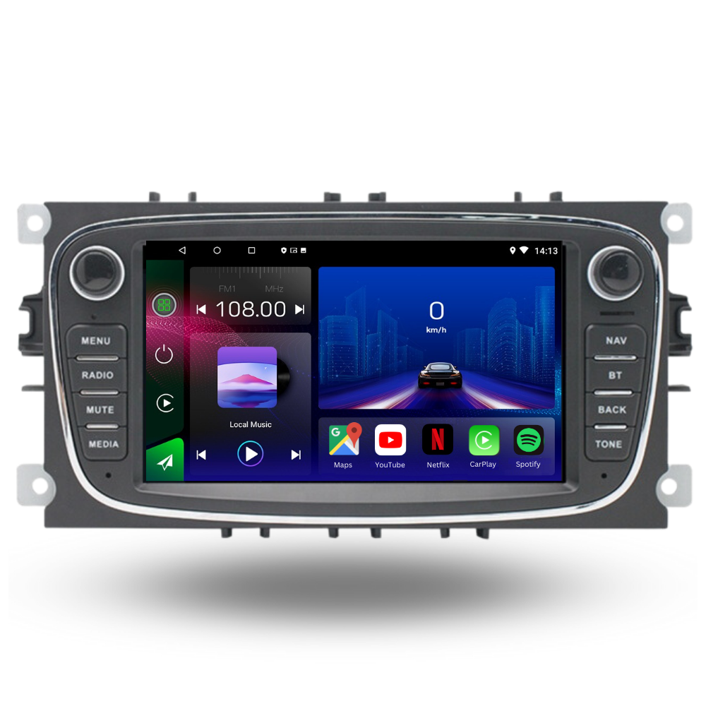 Ford Mondeo | Galaxy | S-Max | Focus | Android 13 Autoradio | Apple CarPlay | Android Auto - TechVoyage