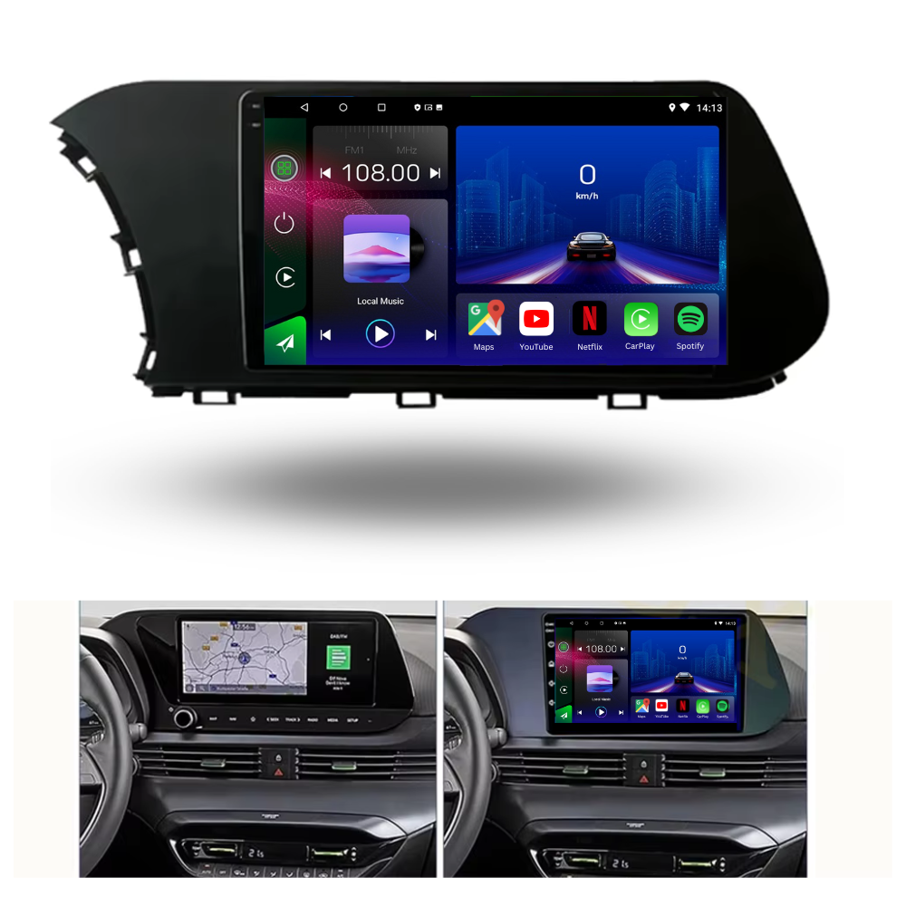Hyundai i20 | 2020-2024 | Android 13 Autoradio | Apple CarPlay | Android Auto - TechVoyage