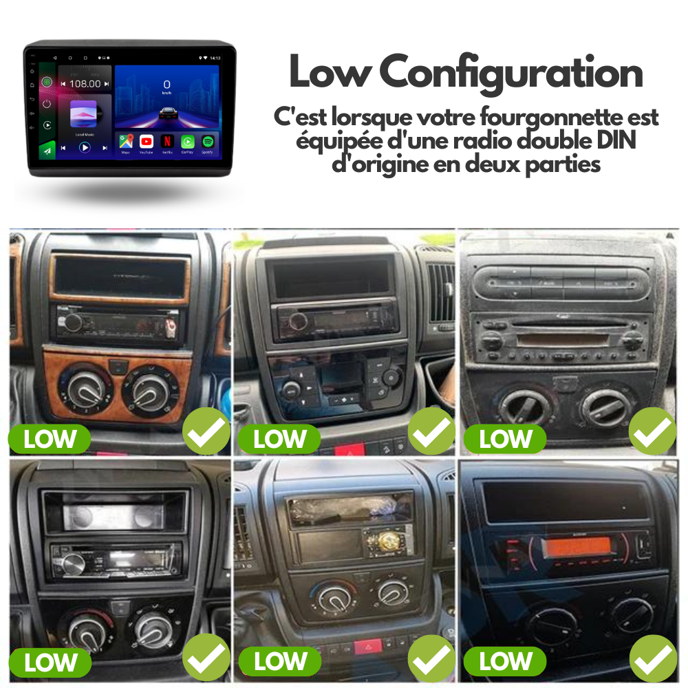 FIAT Ducato | Peugeot Boxer | Citroen Relay | 2006-2022 | Android 13 Autoradio | Apple CarPlay | Android Auto - TechVoyage