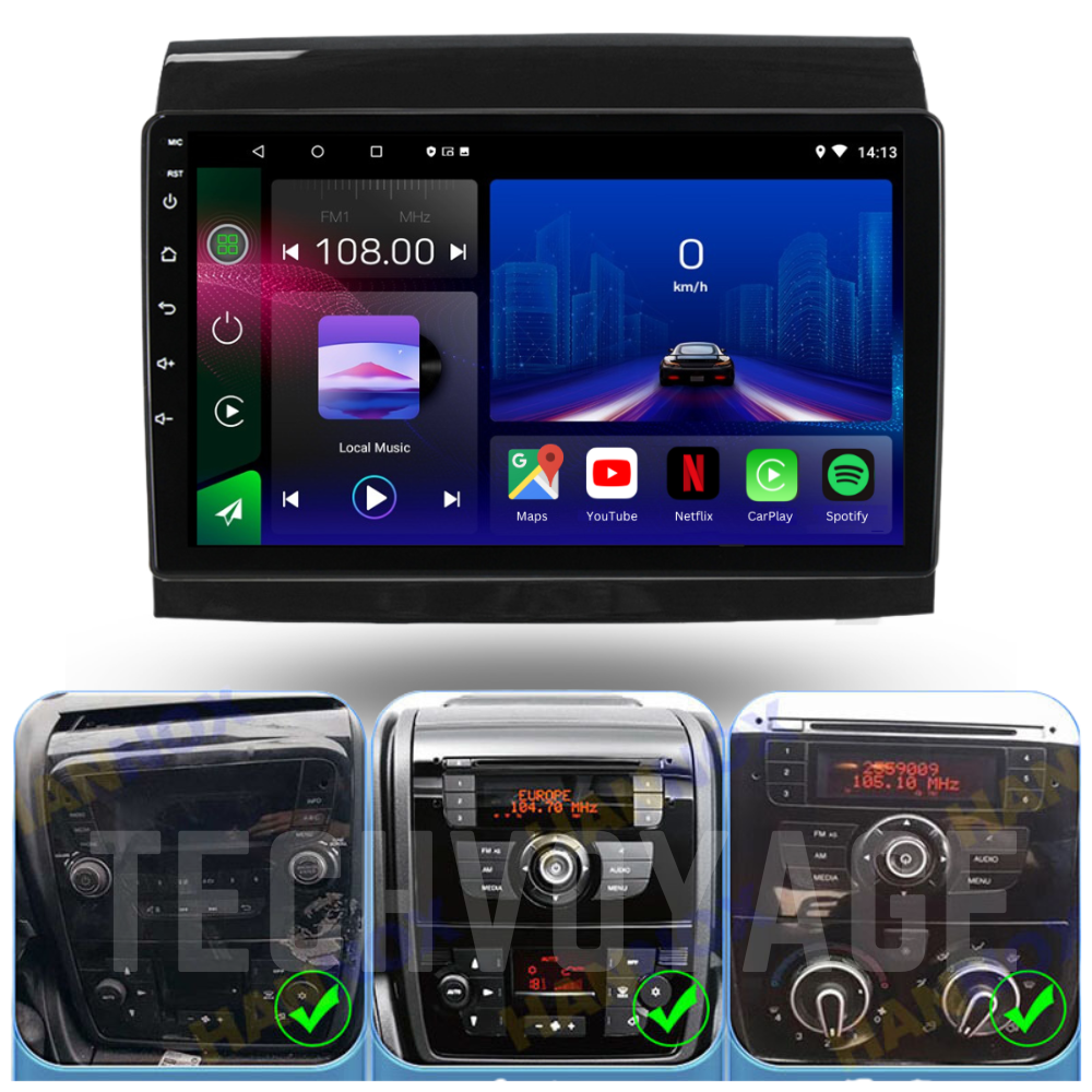 FIAT Ducato | Peugeot Boxer | Citroen Relay | 2006-2022 | Android 13 Autoradio | Apple CarPlay | Android Auto - TechVoyage