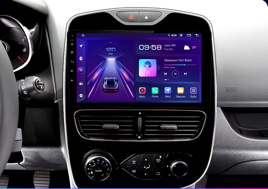 Renault Clio 4 | 2012-2021 | Android 13 Autoradio | Apple CarPlay | Android Auto - TechVoyage