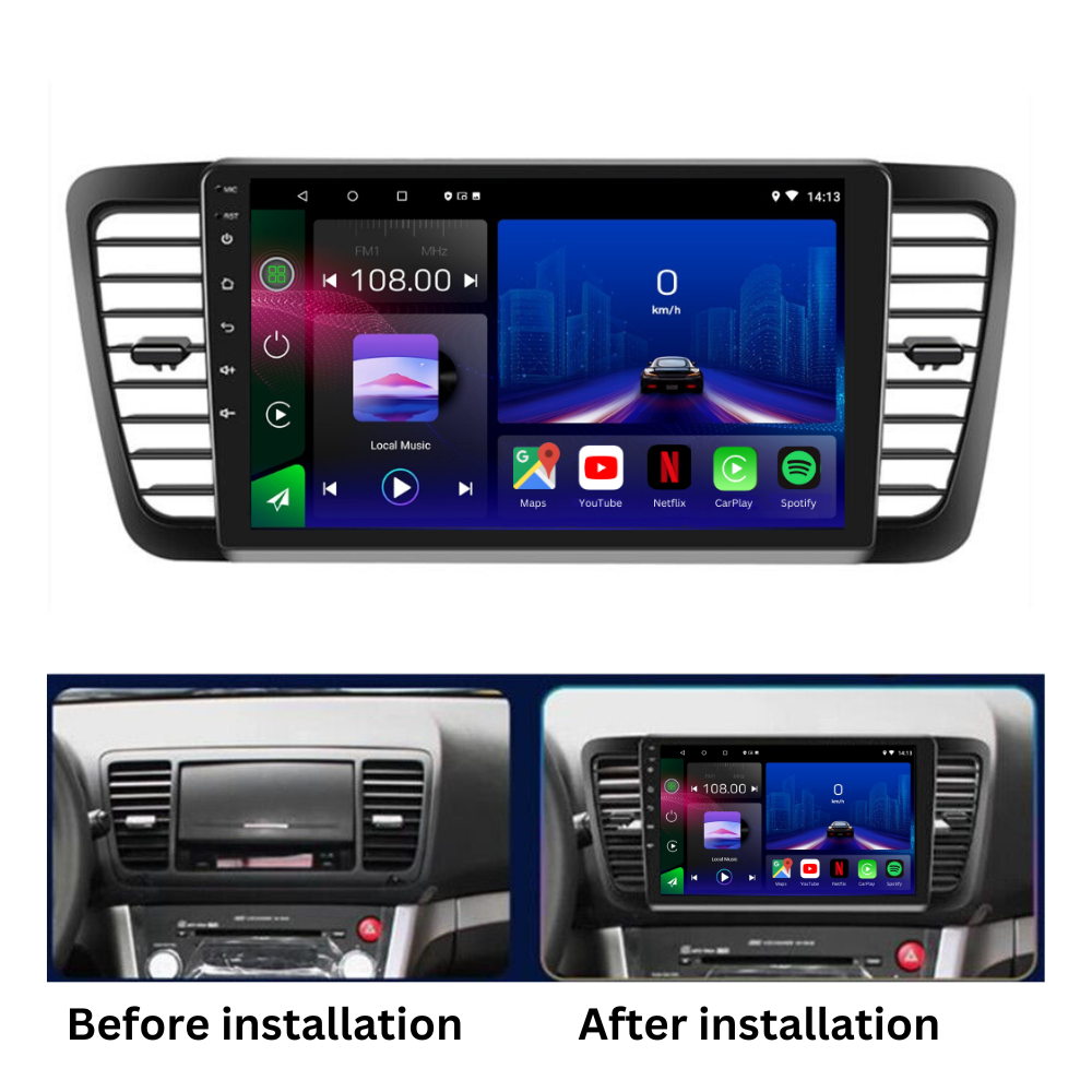 Subaru Outback Legacy Liberty | 2004-2009 | Android 13 Autoradio | Apple CarPlay | Android Auto - TechVoyage
