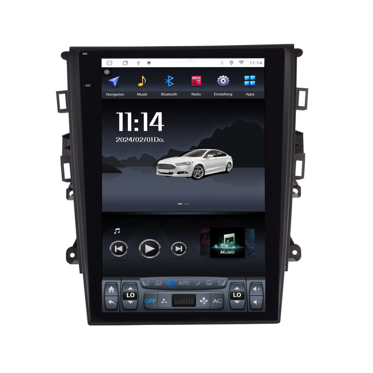 Ford Fusion Mondeo | MK5 | 2013-2018 | Android 13 Autoradio | Apple CarPlay | Android Auto - TechVoyage
