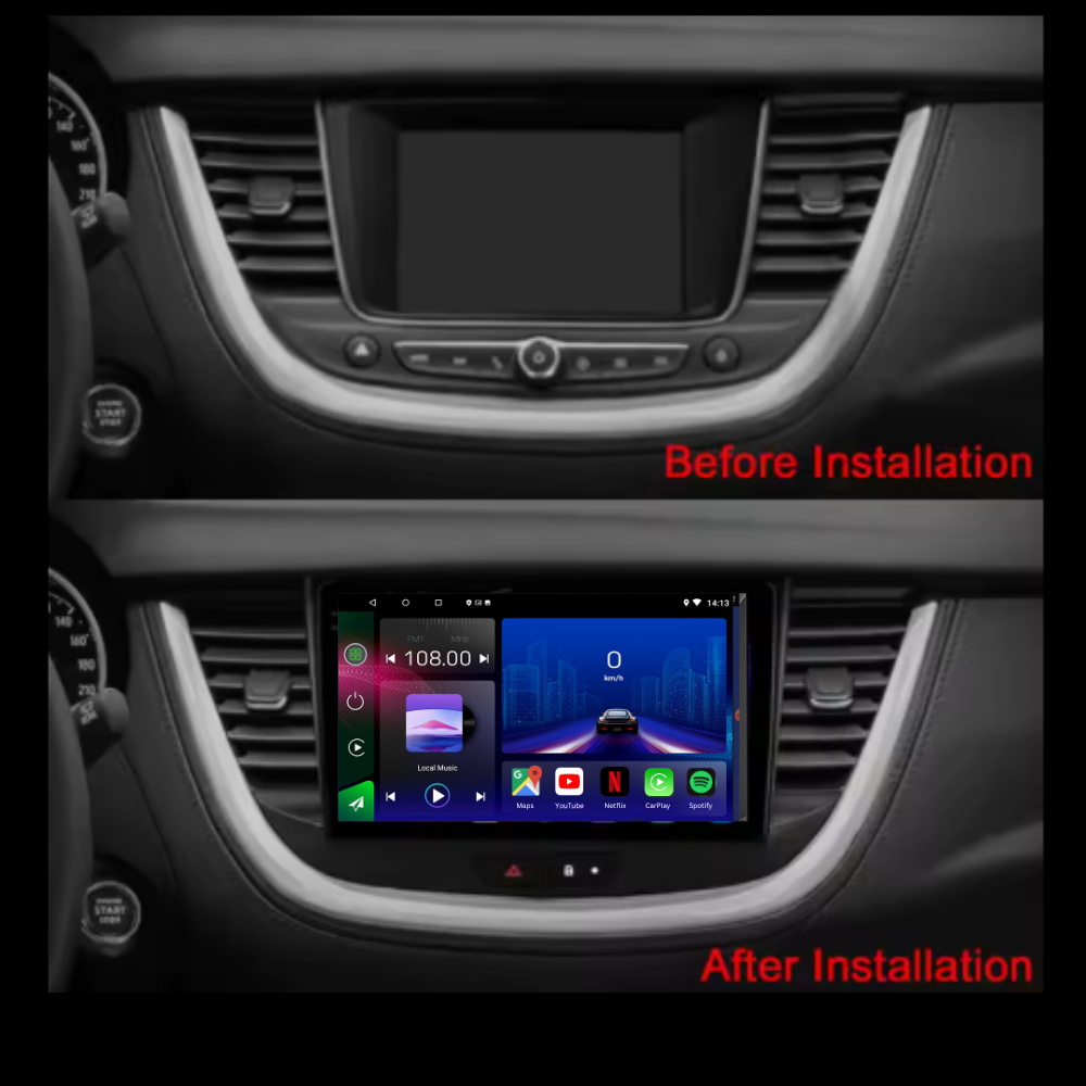 Opel Grandland X Crossland X | 2016-2020 | Android 13 Autoradio | Apple CarPlay | Android Auto - TechVoyage