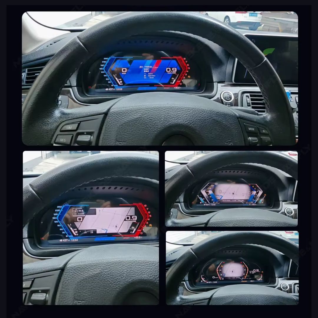 BMW X5 E70 / X6 E71 12.3″ Digital Instrument Cluster – LCD Dashboard with CarPlay - Pluscenter