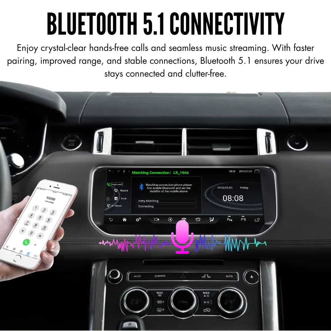 Range Rover | Sport Vogue 13.3 pouces | 2013-2017 | Android 14 Autoradio | Apple CarPlay | Android Auto | Land Rover - TechVoyage