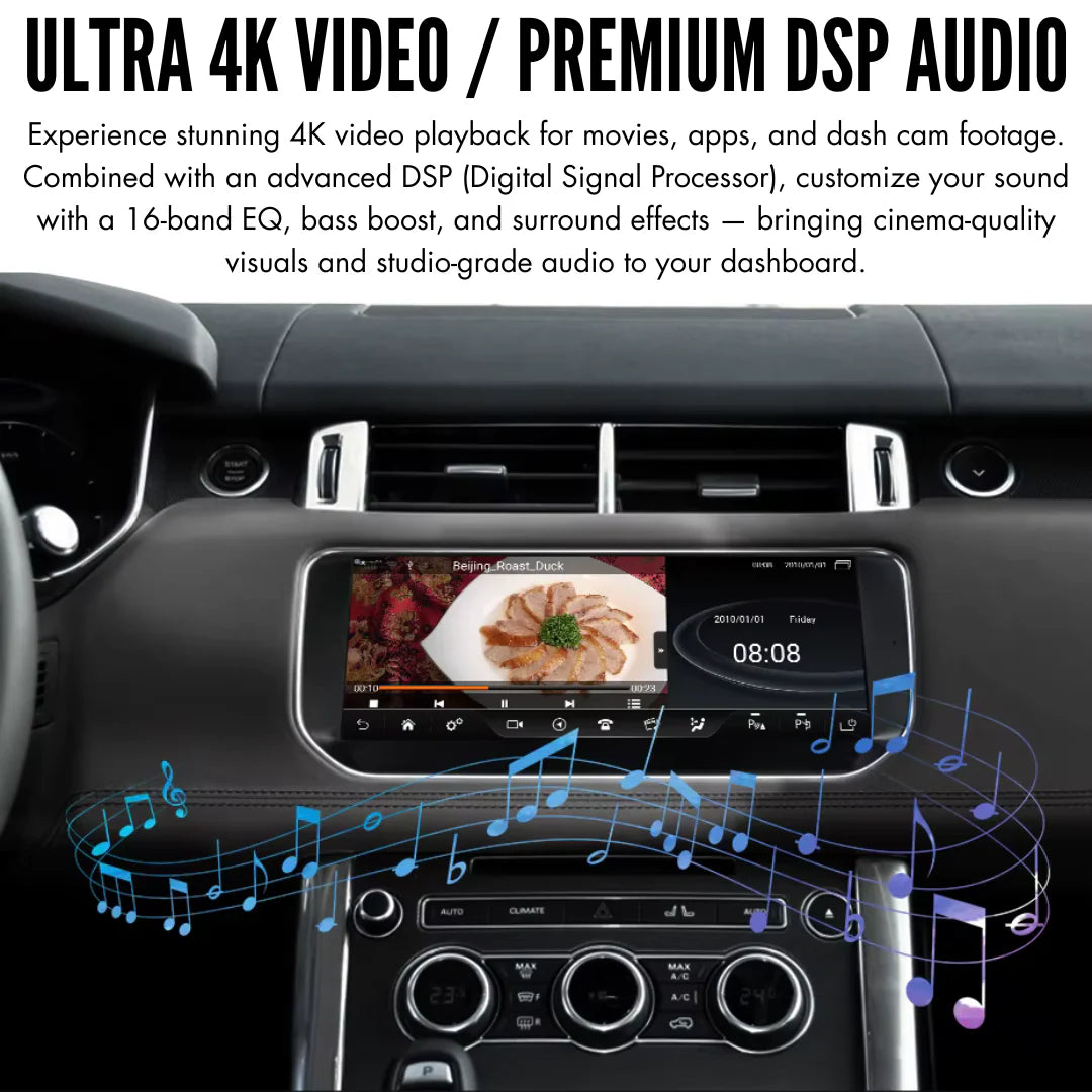 Range Rover | Sport Vogue 13.3 pouces | 2013-2017 | Android 14 Autoradio | Apple CarPlay | Android Auto | Land Rover - TechVoyage