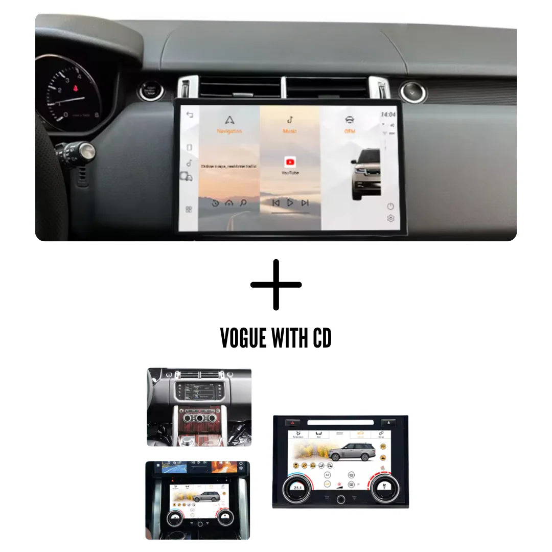 Range Rover | Sport Vogue 13.3 pouces | 2013-2017 | Android 14 Autoradio | Apple CarPlay | Android Auto | Land Rover - TechVoyage