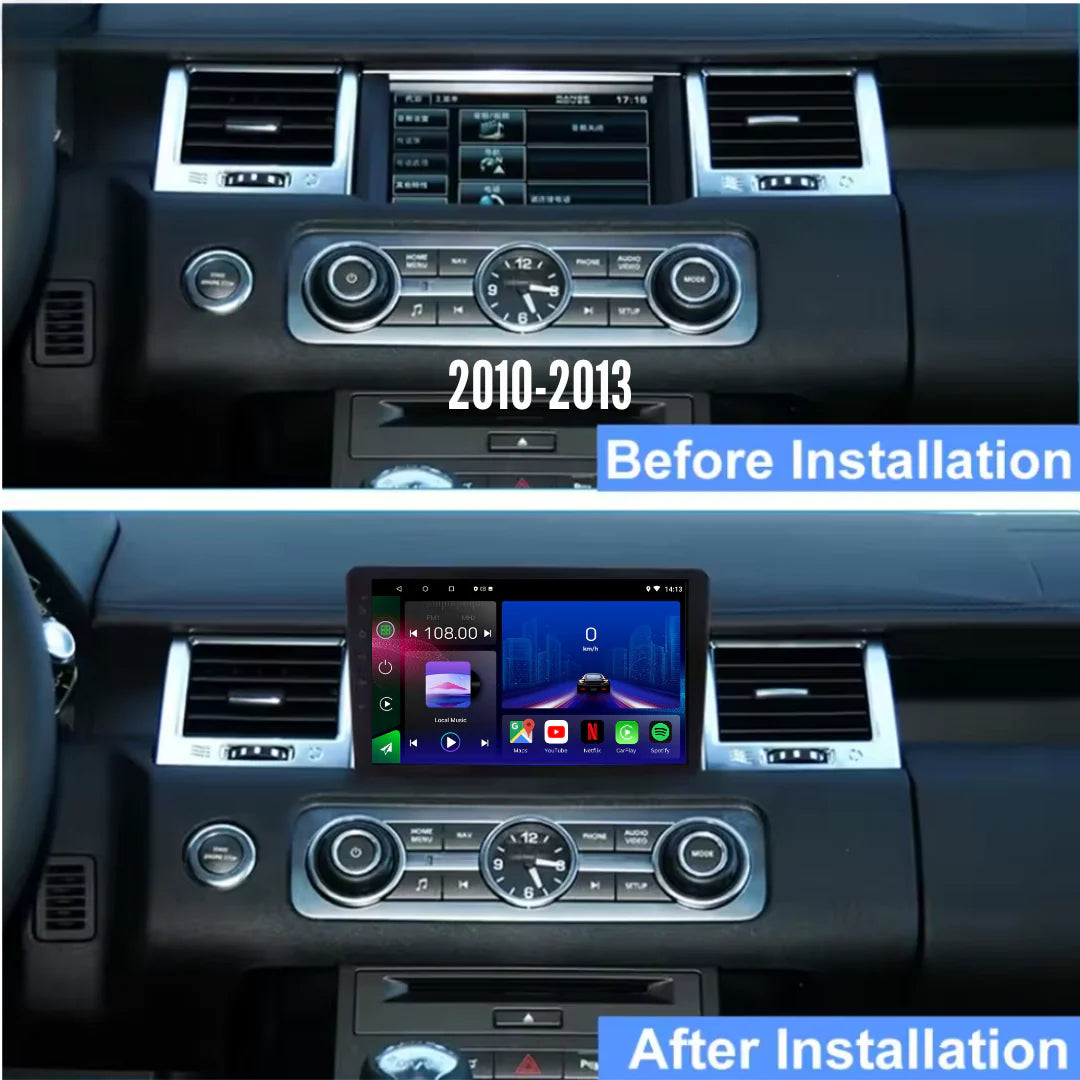 Range Rover Sport | 2005-2013 | Android 13 Autoradio | Apple CarPlay | Android Auto - TechVoyage
