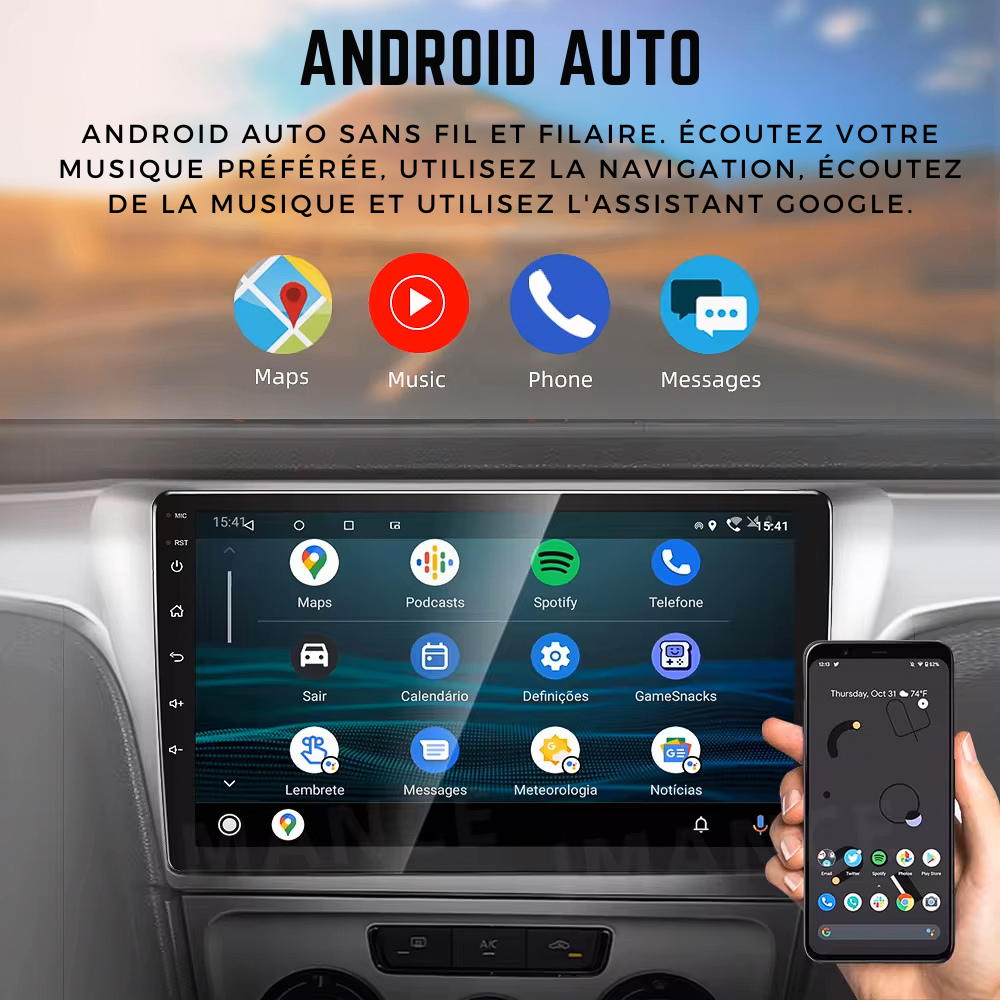 Dacia Universal | Android 13 Autoradio | Apple CarPlay | Android Auto - TechVoyage