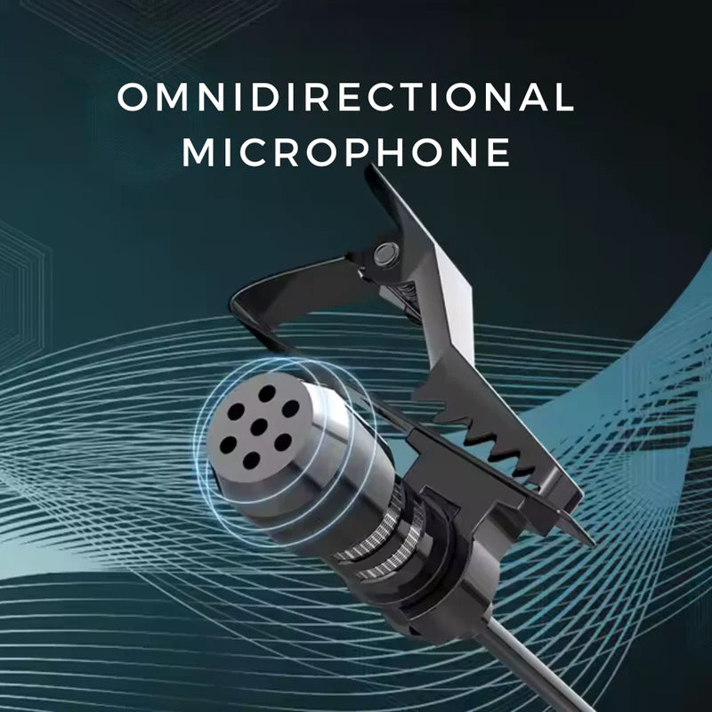 Microphone audio mains libres universel 3,5 mm pour autoradio stéréo
