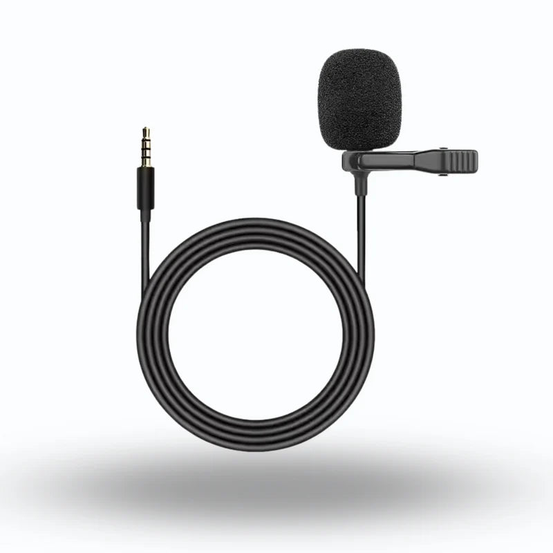 Microphone audio mains libres universel 3,5 mm pour autoradio stéréo