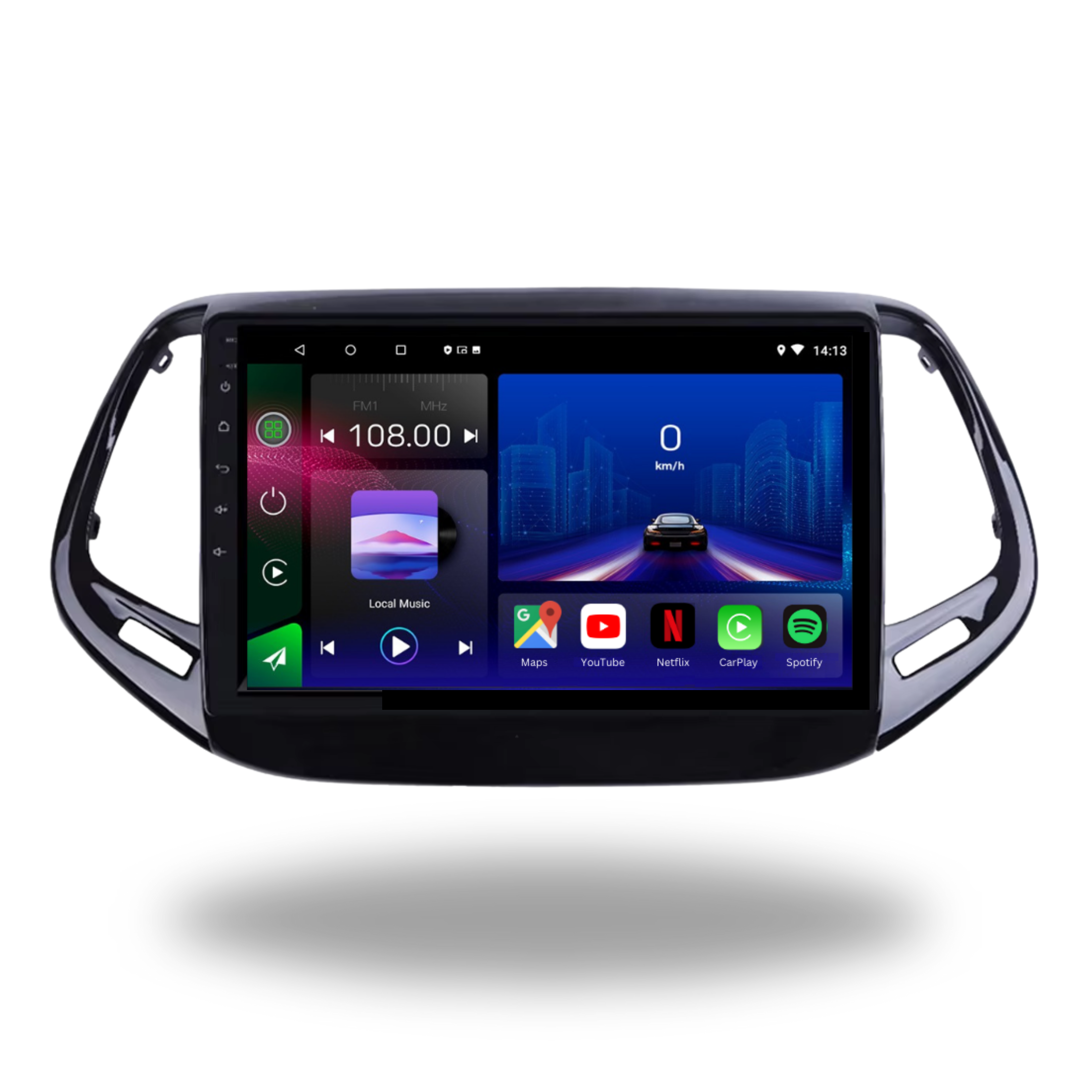 Jeep Compass | 2017-2020 | Android 13 Autoradio | Apple CarPlay | Android Auto - TechVoyage