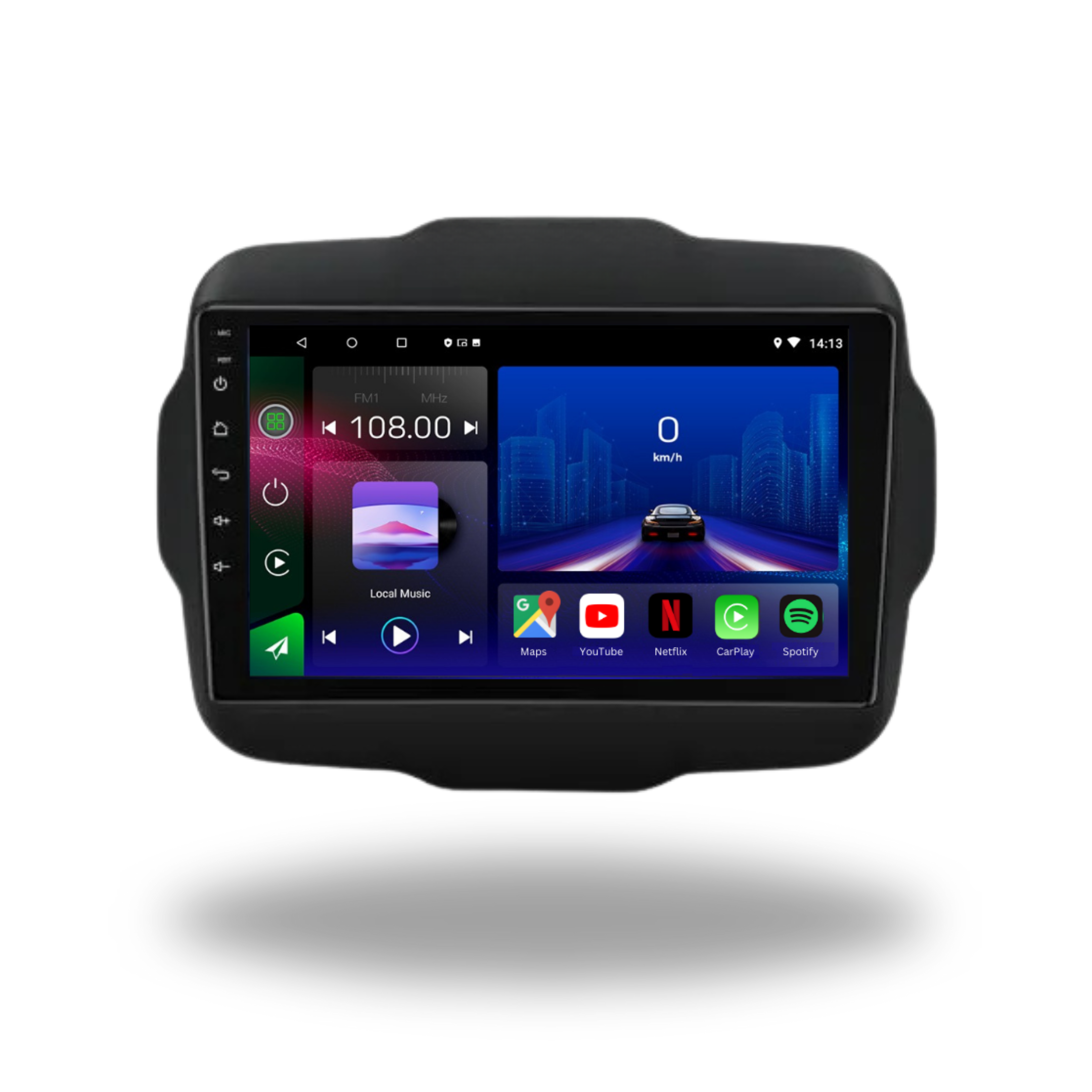 Jeep Renegade | 2016-2020 | Android 13 Autoradio | Apple CarPlay | Android Auto - TechVoyage