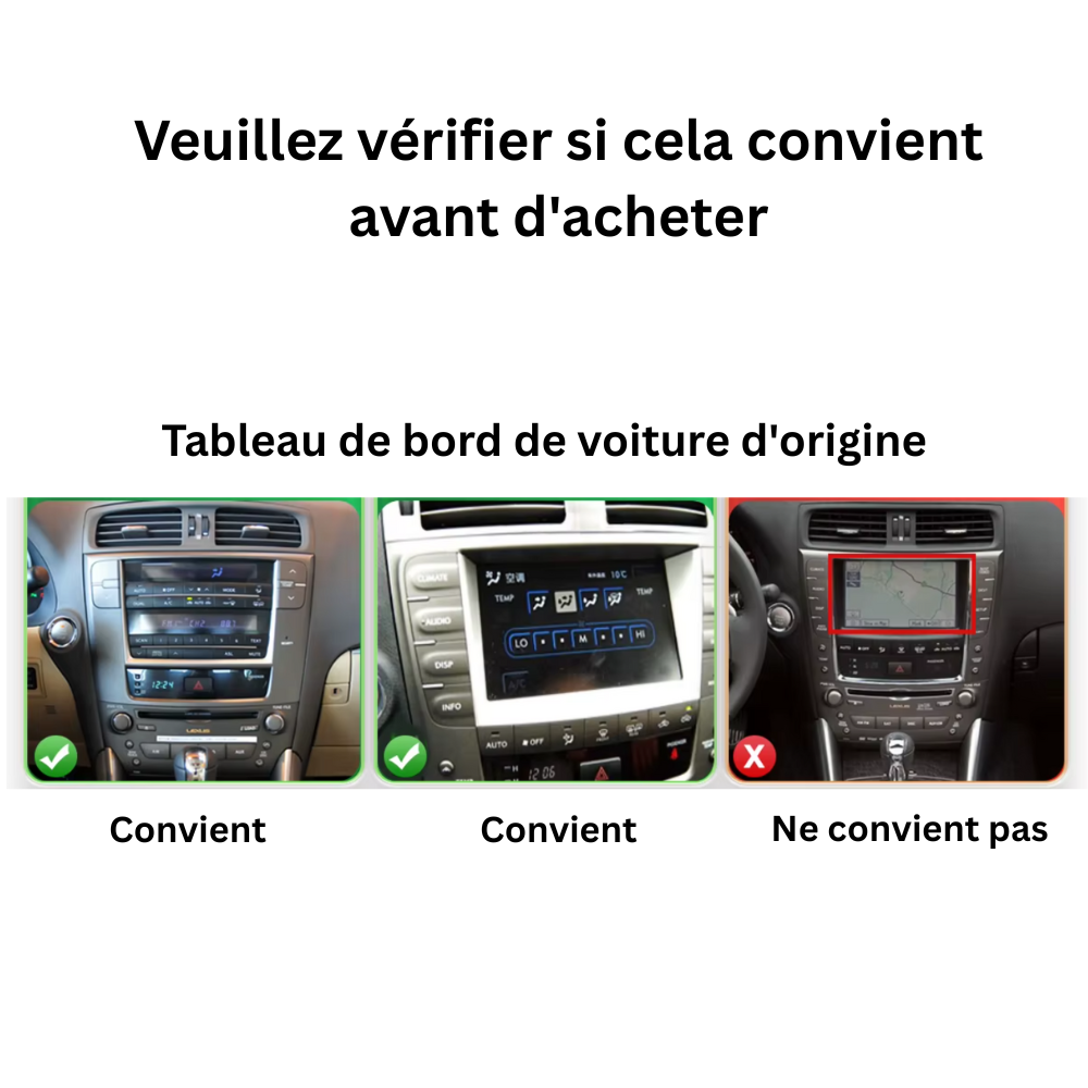 Lexus IS 250 200 300 350 | 2006-2012 | Android 13 Autoradio | Apple CarPlay | Android Auto - TechVoyage
