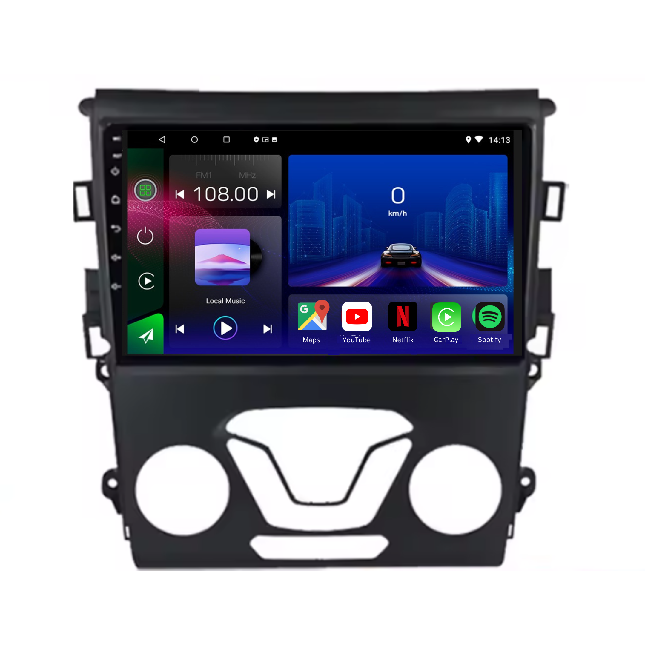 Ford Fusion Mondeo | MK5 | 2013-2018 | Android 13 Autoradio | Apple CarPlay | Android Auto - TechVoyage