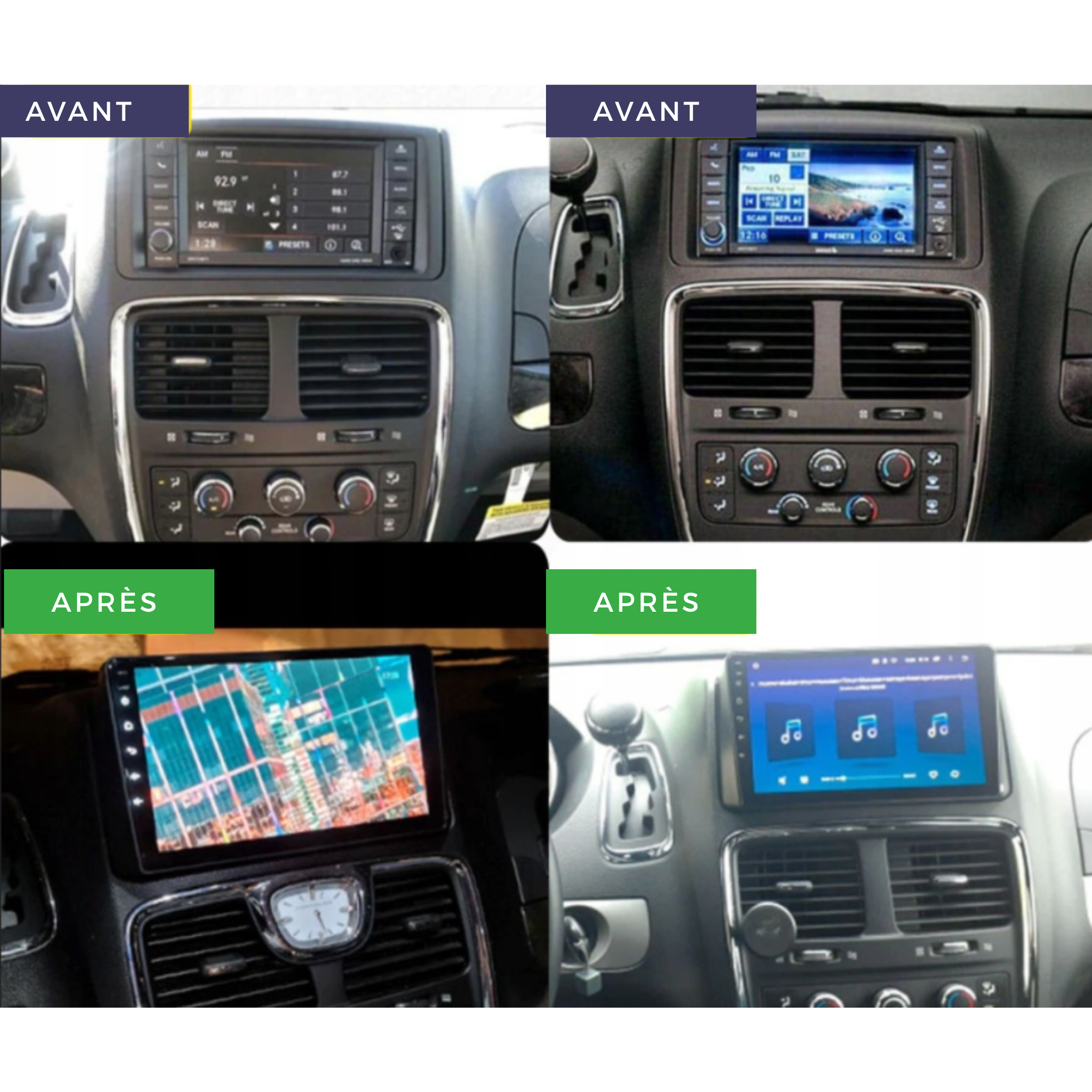 Chrysler Grand Voyager | 2011-2015 | Android 13 Autoradio | Apple CarPlay | Android Auto - TechVoyage
