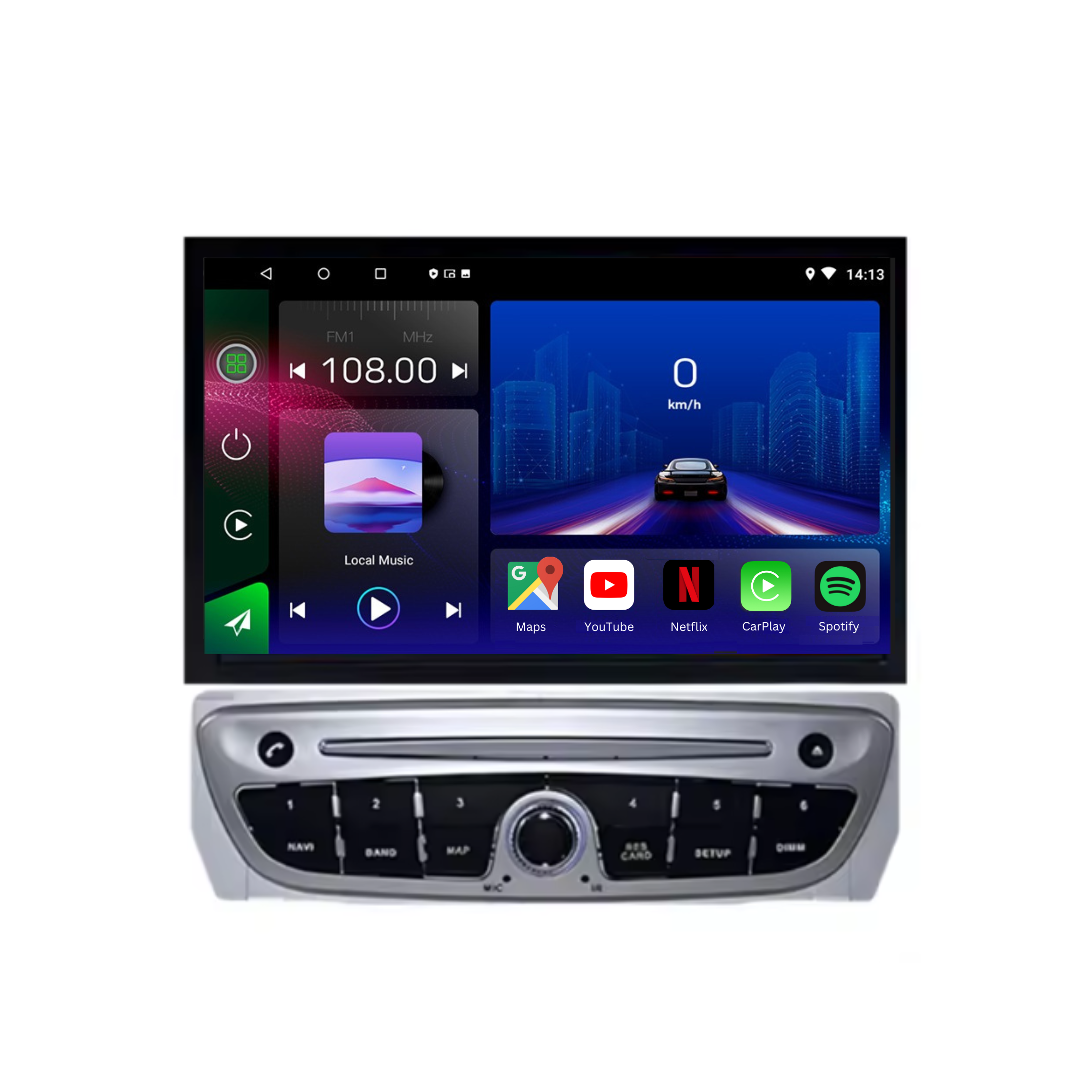 Renault Scenic 3 | 2009 -2016 | Android 13 Autoradio TechVoyage