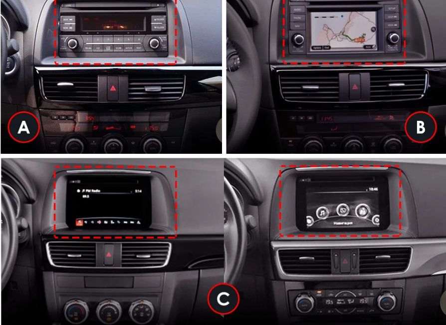 Mazda CX5 | 2012-2016 | Android 13 Autoradio | Apple CarPlay | Android Auto - TechVoyage