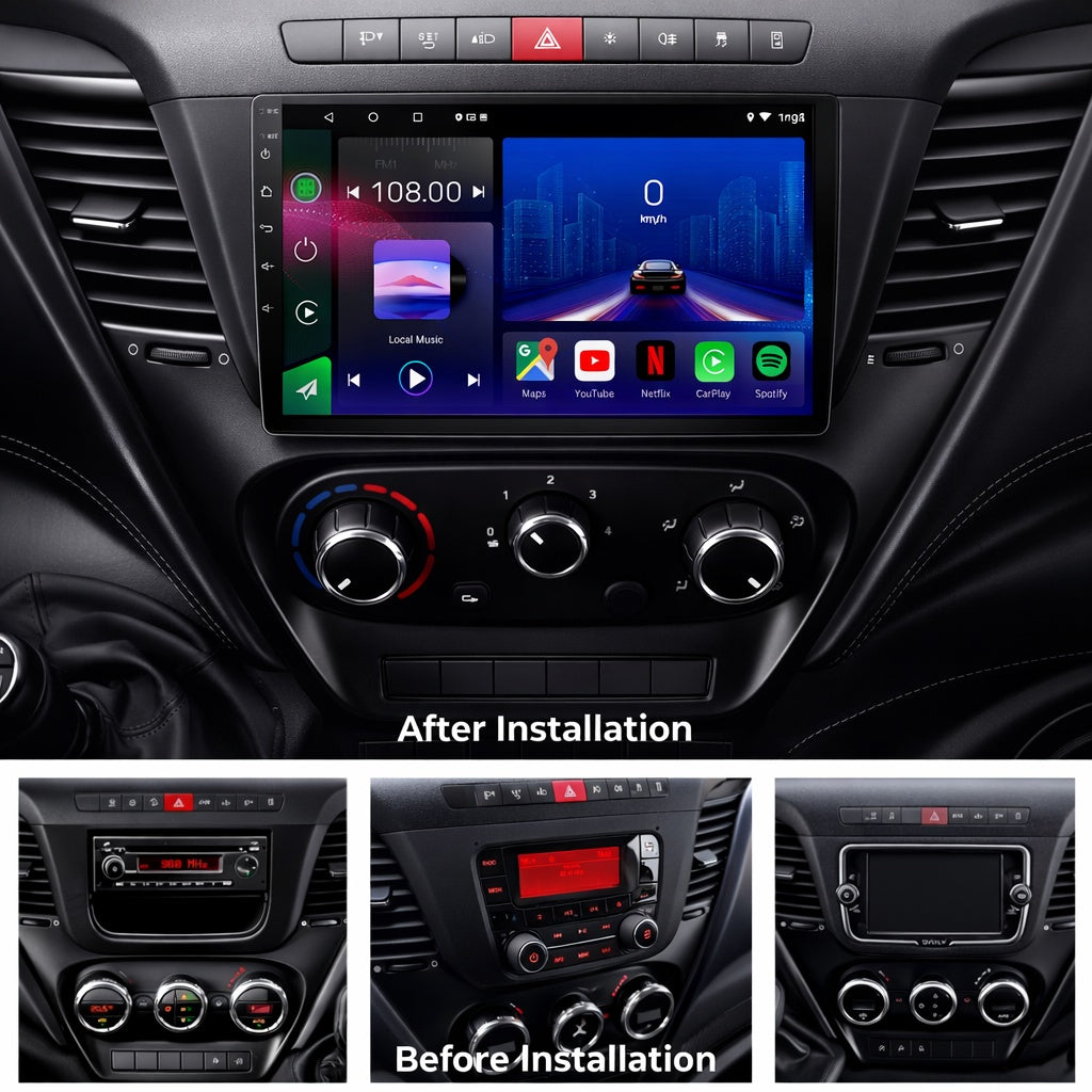 Iveco Daily 2015-2026 Android 14 Car Stereo Head Unit CarPlay Android Auto - Pluscenter