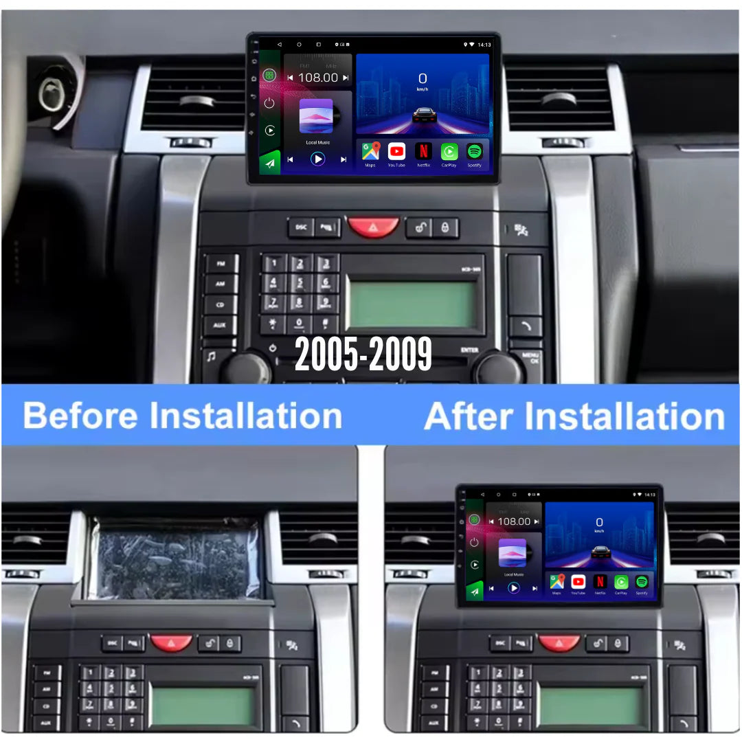 Range Rover Sport | 2005-2013 | Android 13 Autoradio | Apple CarPlay | Android Auto - TechVoyage