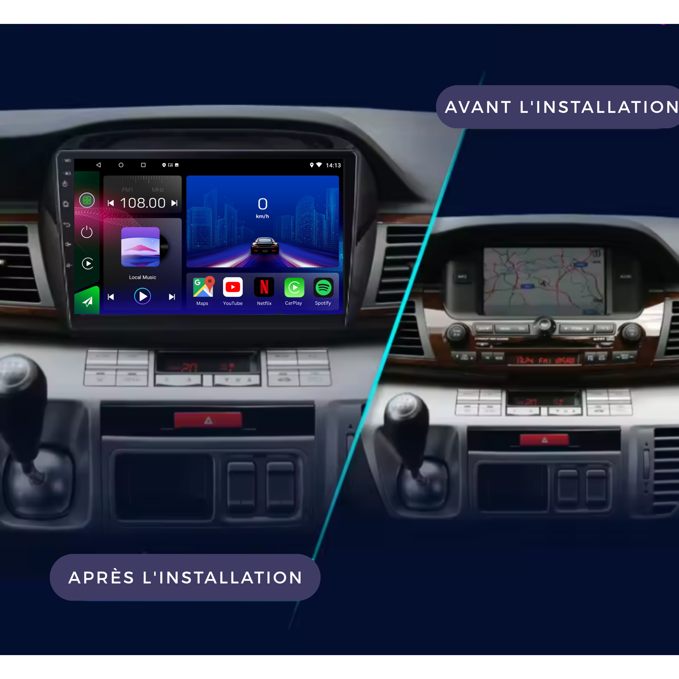 Honda FRV Edix | 2004-2009 | Android 13 Autoradio | Apple CarPlay | Android Auto - TechVoyage