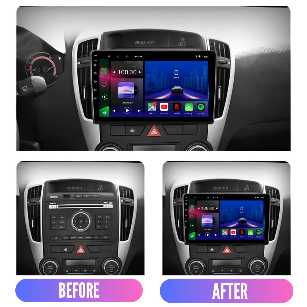 Kia Ceed Venga | 2006-2019 | Android 13 Autoradio | Apple CarPlay | Android Auto - TechVoyage