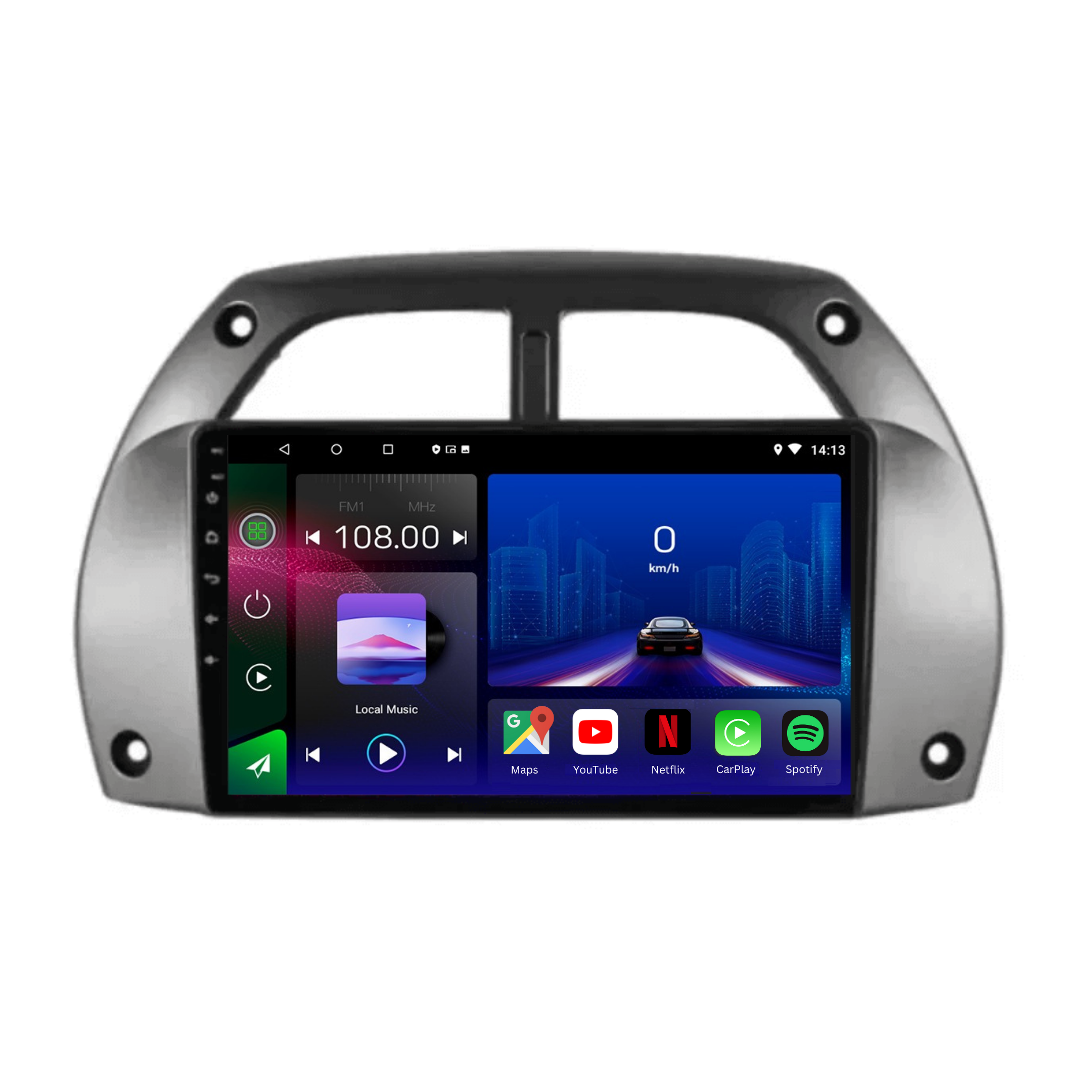 Toyota RAV4 | 2001-2006 | Android 13 Autoradio | Apple CarPlay | Android Auto - TechVoyage