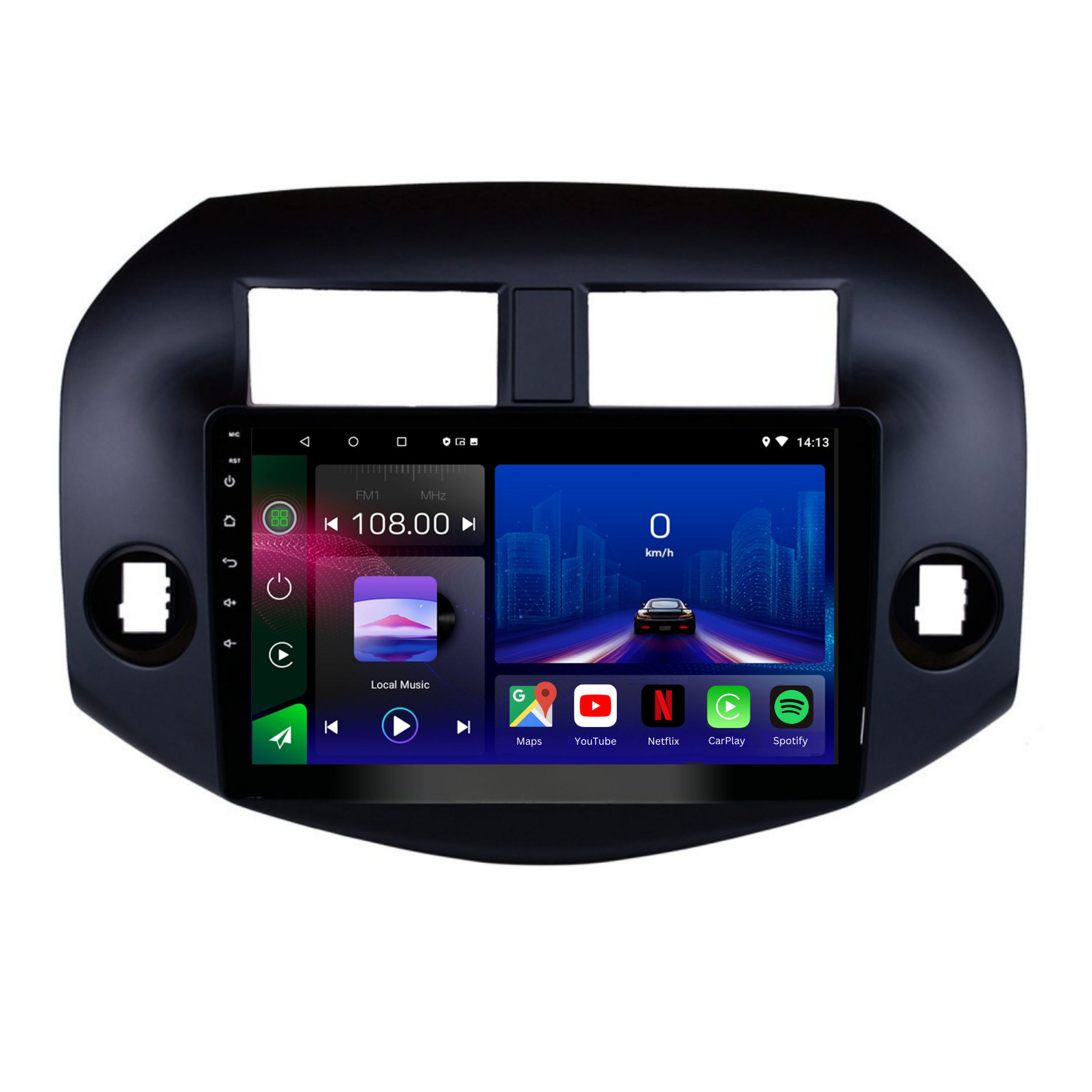 Toyota RAV4 | 2007-2011 | Android 13 Autoradio | Apple CarPlay | Android Auto - TechVoyage